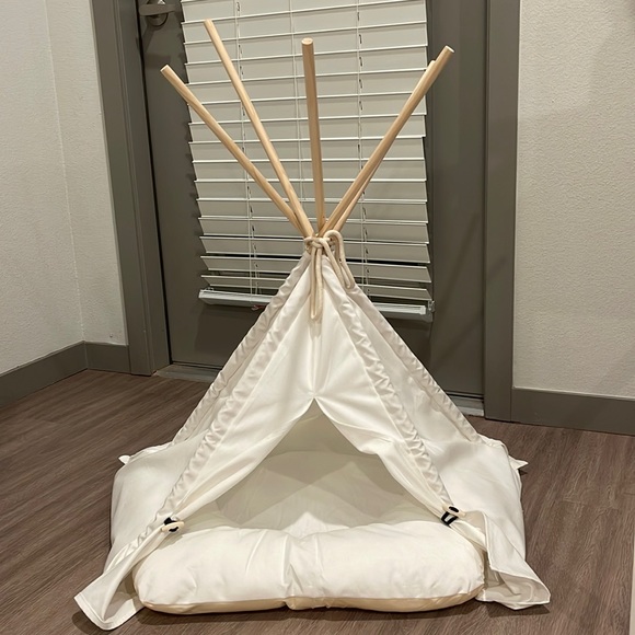 boho teepee dog bed